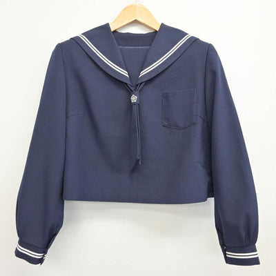 【中古】鳥取県 河北中学校 女子制服 3点 (セーラー服・スカート) sf074507