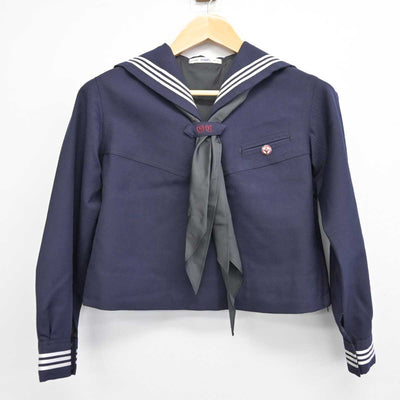 【中古】東京都 大妻中学高等学校 女子制服 4点 (セーラー服・スカート) sf074531