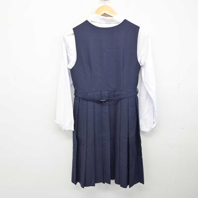 【中古】佐賀県 城南中学校 女子制服 3点 (ブレザー・シャツ・ジャンパースカート) sf074541