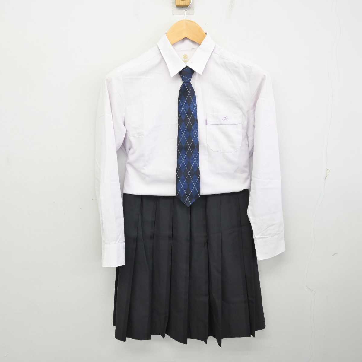 【中古】東京都 共立女子高等学校 女子制服 5点 (ブレザー・ニット・シャツ・スカート) sf074543