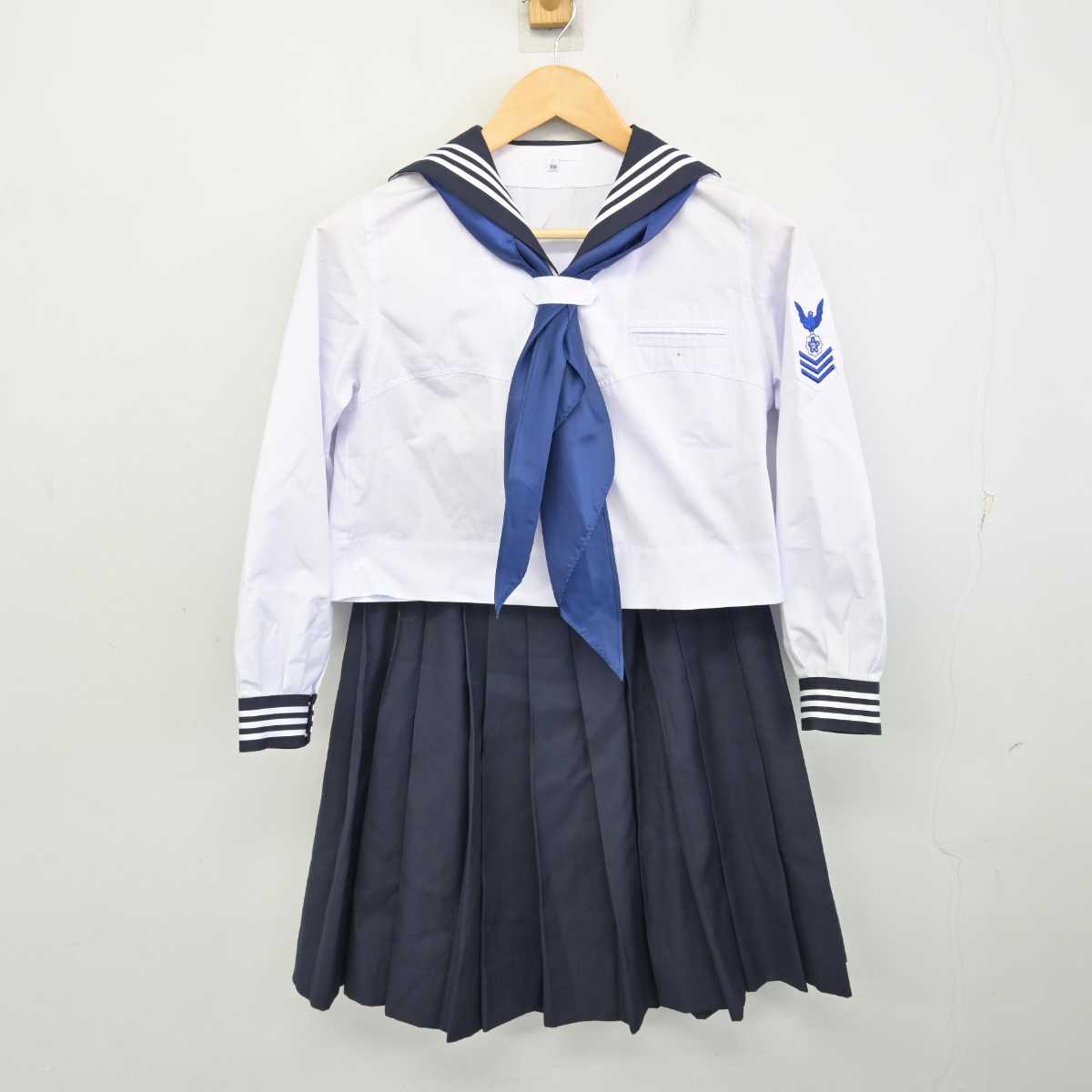 【中古】東京都 共立女子中学校 女子制服 3点 (セーラー服・スカート) sf074547