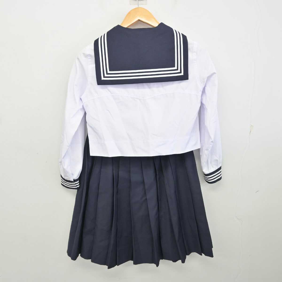 【中古】東京都 共立女子中学校 女子制服 3点 (セーラー服・スカート) sf074547