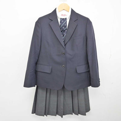 【中古】兵庫県 須磨学園 夙川高等学校 女子制服 4点 (ブレザー・シャツ・スカート) sf074552