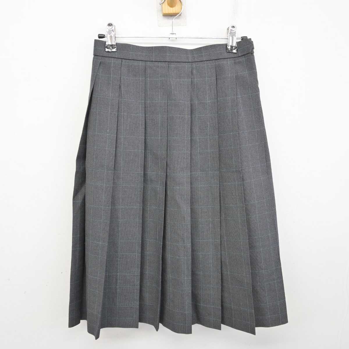 【中古】兵庫県 須磨学園 夙川高等学校 女子制服 3点 (シャツ・スカート) sf074555