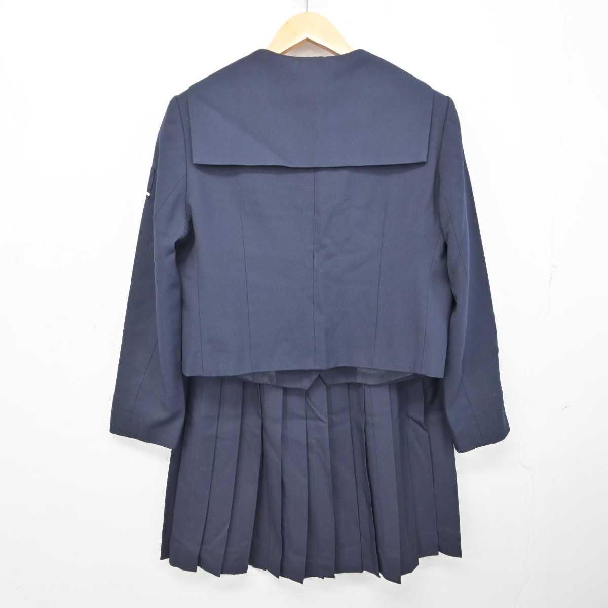 【中古】群馬県 伊勢崎清明高等学校 女子制服 4点 (セーラー服・スカート) sf074574