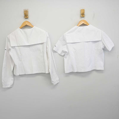 【中古】群馬県 伊勢崎清明高等学校 女子制服 4点 (セーラー服・スカート) sf074575