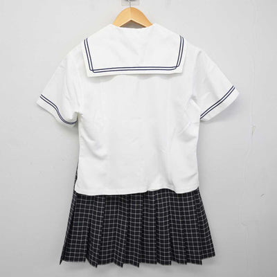 【中古】群馬県 高崎商科大学附属高等学校 女子制服 3点 (ニットベスト・セーラー服・スカート) sf074576