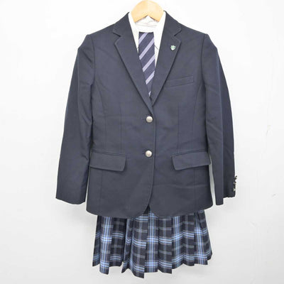 【中古】大阪府 大阪青凌高等学校 女子制服 6点 (ブレザー・シャツ・スカート) sf074578