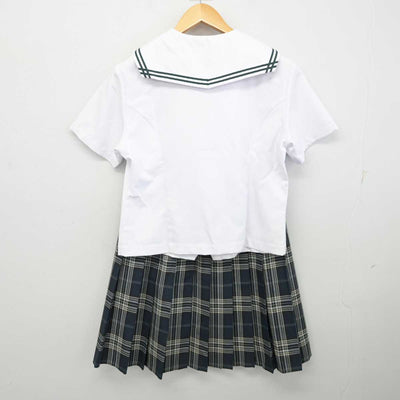 【中古】三重県 エスコラピオス学園 海星高等学校 女子制服 3点 (セーラー服・スカート) sf074583