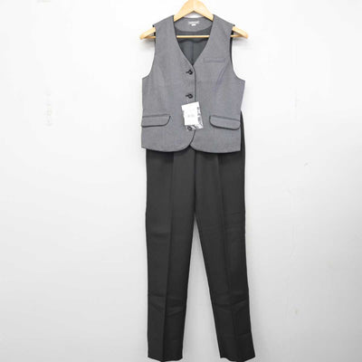 【中古】 事務服 女子制服 2点 (ベスト・ズボン) sf074600