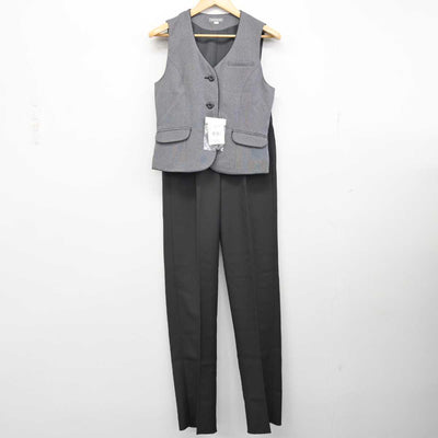 【中古】 事務服 女子制服 2点 (ベスト・ズボン) sf074601