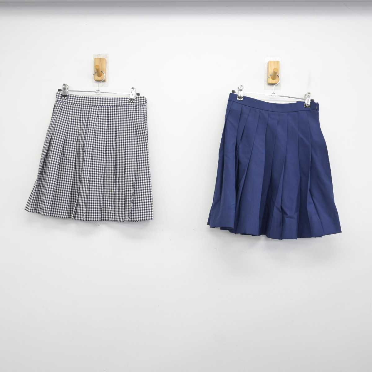 【中古】東京都 晴海総合高等学校/旧制服 女子制服 4点 (セーラー服・スカート・スカート) sf074606