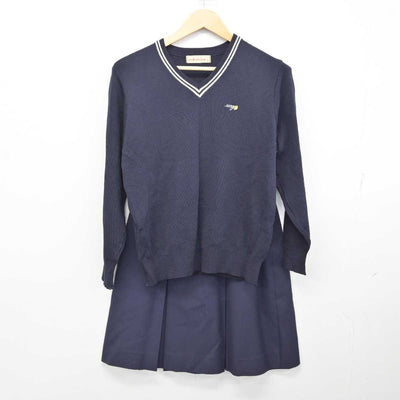 【中古】埼玉県 春日部女子高等学校 女子制服 3点 (ブレザー・ニット・スカート) sf074609