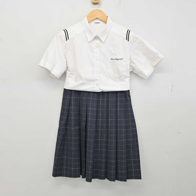 【中古】栃木県 佐野清澄高等学校 女子制服 2点 (シャツ・スカート) sf074613