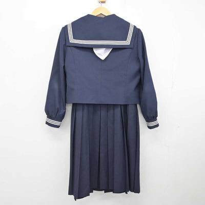 【中古】栃木県 佐野市立南中学校 女子制服 3点 (セーラー服・ジャンパースカート) sf074618