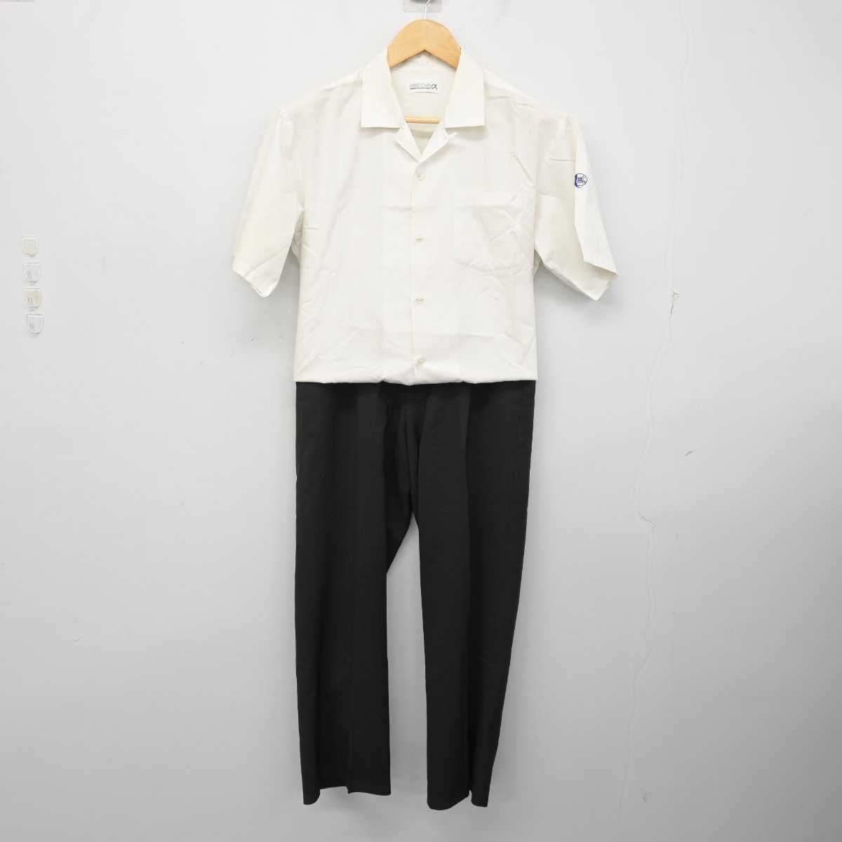 【中古】大分県 宇佐高等学校 男子制服 3点 (シャツ・ズボン) sf074635