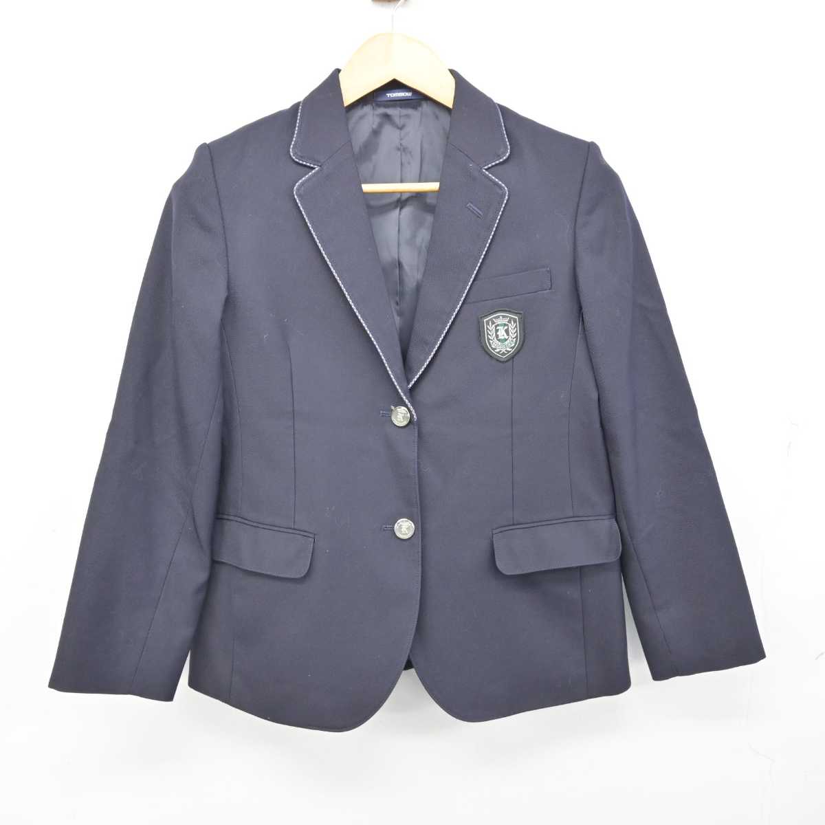 【中古】大阪府 加賀田中学校 女子制服 2点 (ブレザー・スカート) sf074644