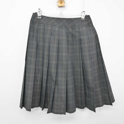 【中古】大阪府 加賀田中学校 女子制服 3点 (シャツ・スカート) sf074645