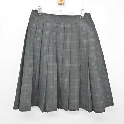 【中古】大阪府 加賀田中学校 女子制服 3点 (シャツ・スカート) sf074646