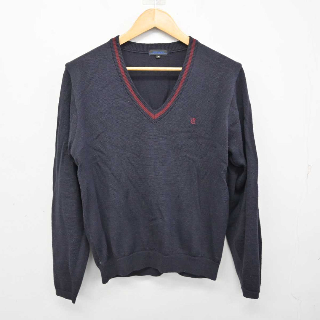 中古】滋賀県 虎姫高等学校 女子制服 2点 (ニット・ブラウス