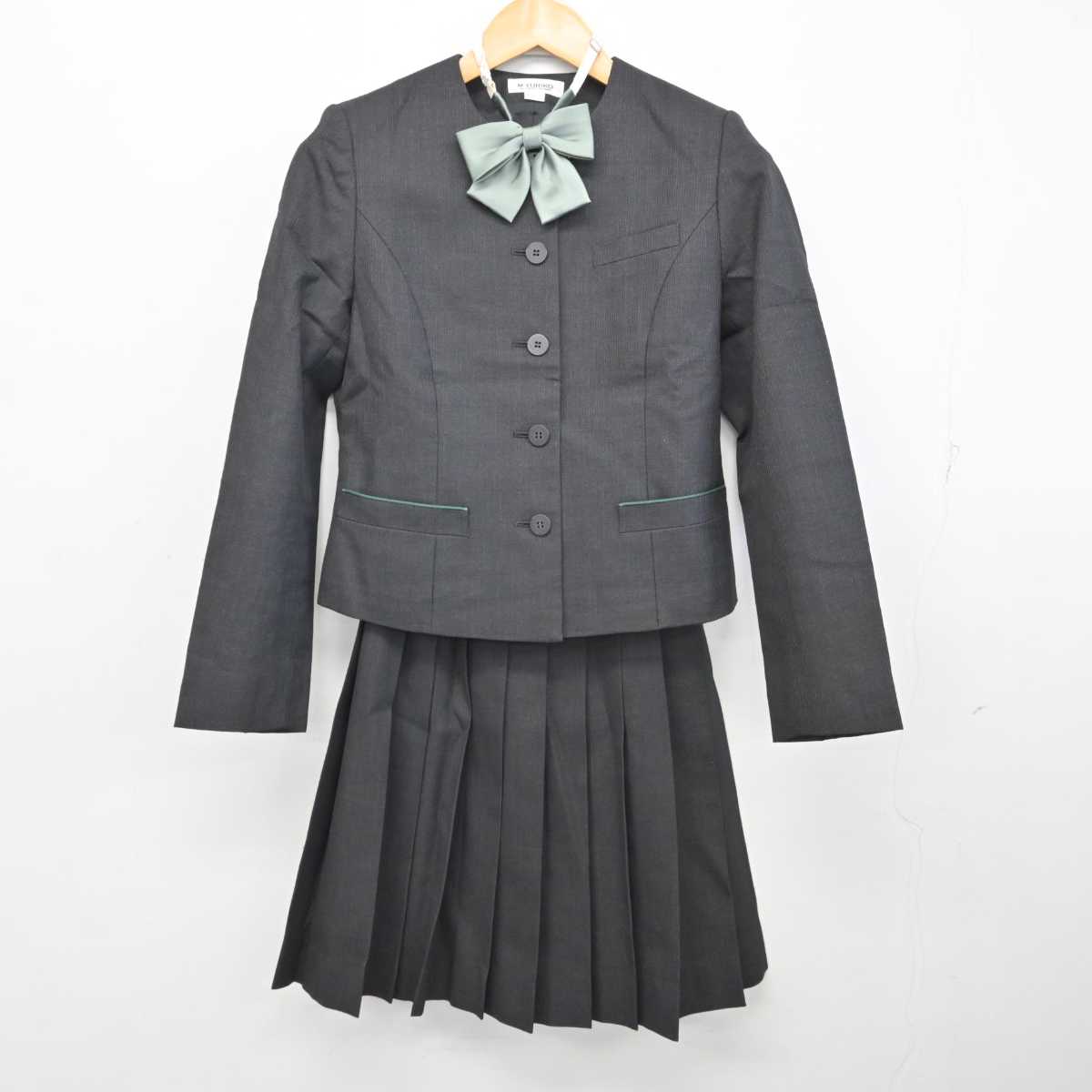 【中古】神奈川県 鎌倉女子大学高等部 女子制服 5点 (ブレザー・ベスト・スカート) sf074667