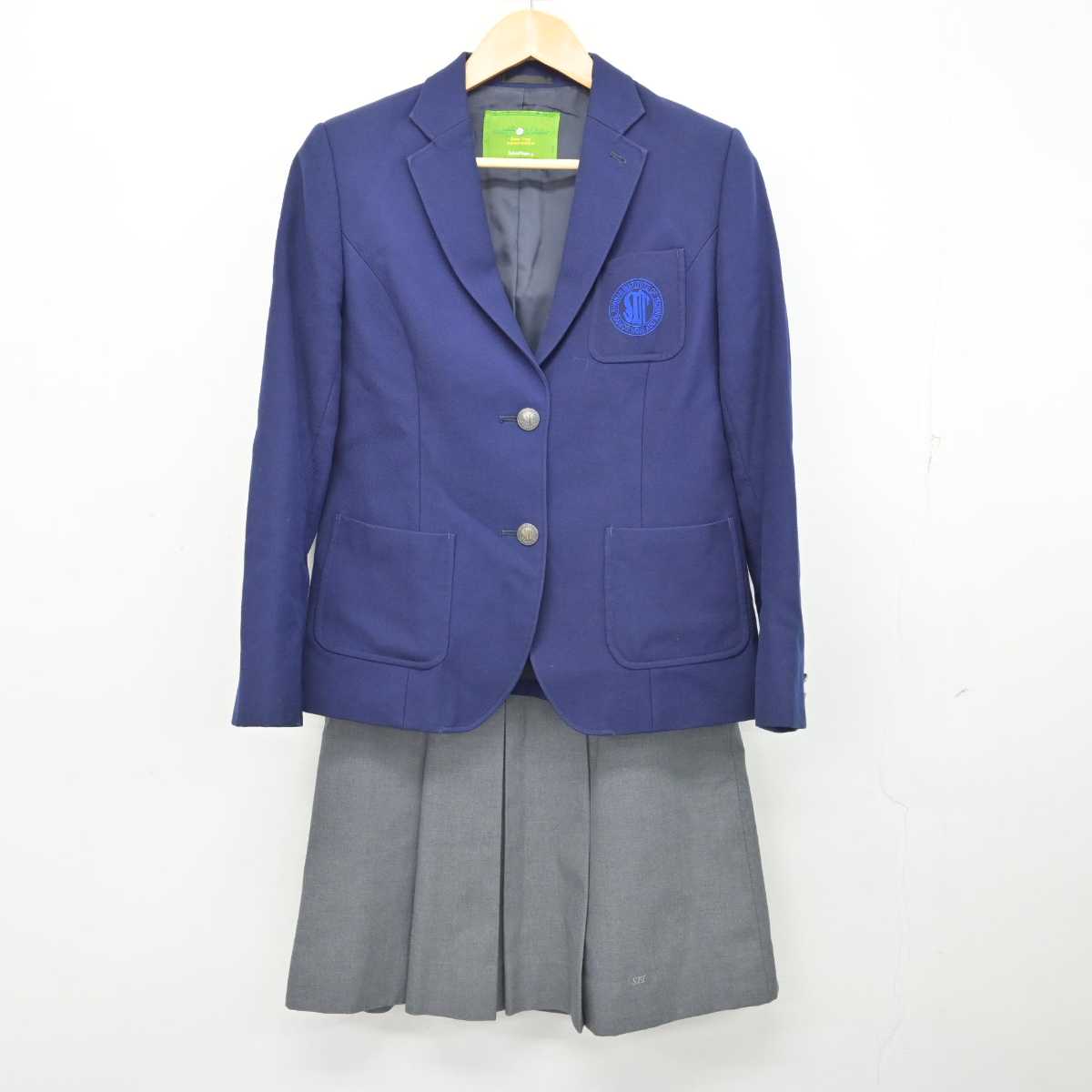 【中古】神奈川県 湘南工科大学附属高等学校 女子制服 3点 (ブレザー・スカート) sf074671