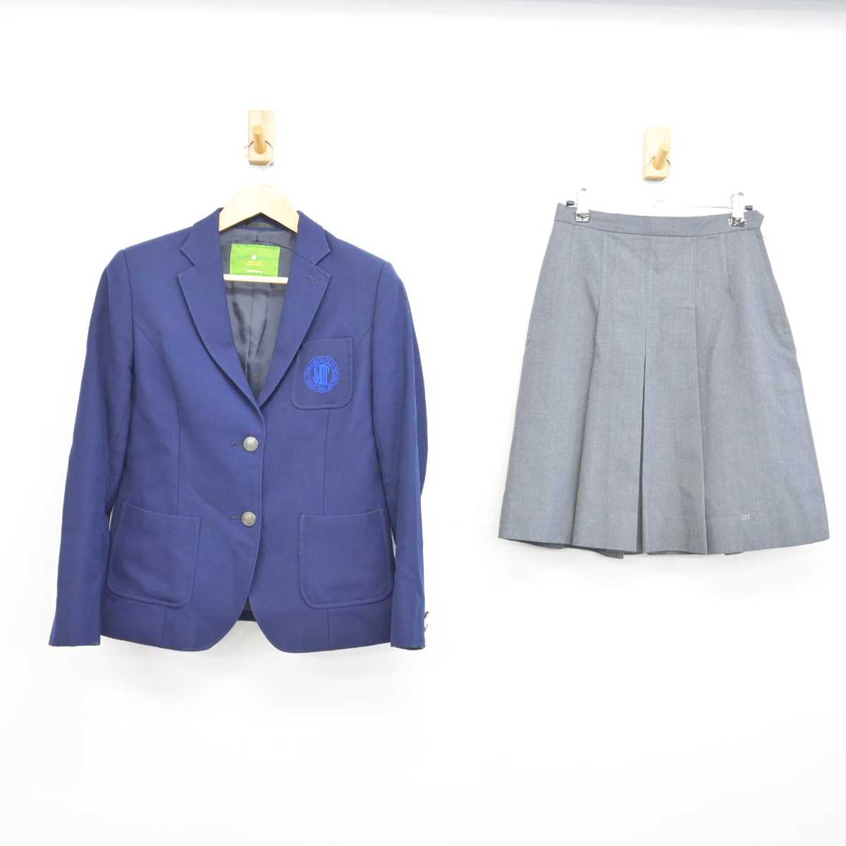 【中古】神奈川県 湘南工科大学附属高等学校 女子制服 3点 (ブレザー・スカート) sf074671