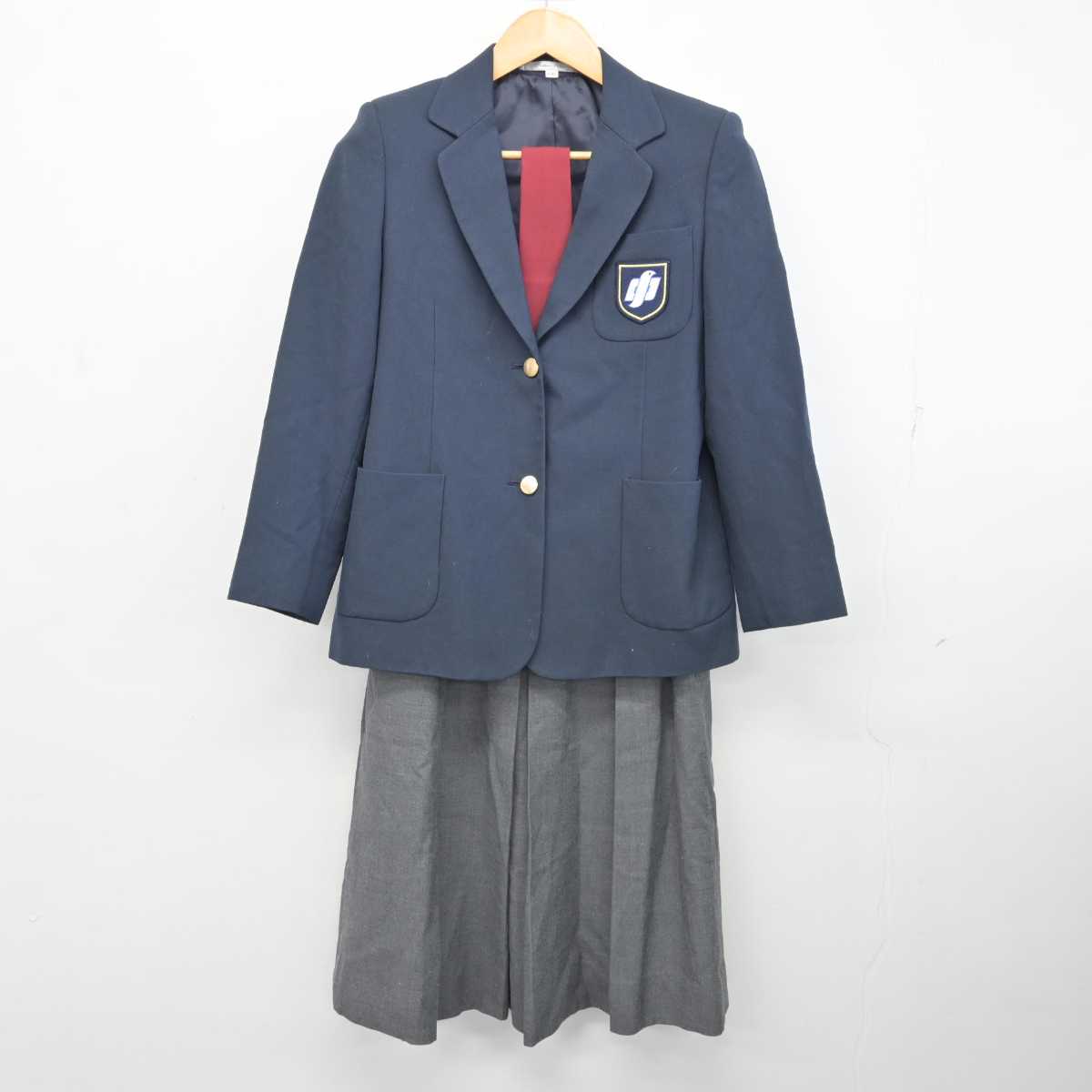 【中古】埼玉県 さいたま市立第二東中学校 女子制服 4点 (ブレザー・ベスト・スカート) sf074675