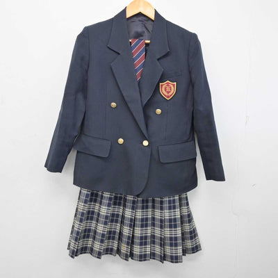 【中古】神奈川県 釜利谷高等学校 女子制服 3点 (ブレザー・スカート) sf074684