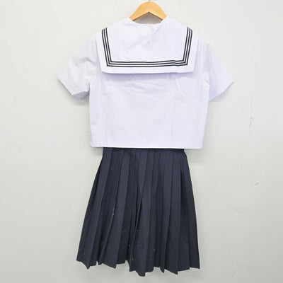 【中古】滋賀県 水口高等学校 女子制服 2点 (セーラー服・スカート) sf074692