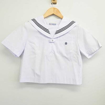 【中古】滋賀県 水口高等学校 女子制服 2点 (セーラー服・スカート) sf074692