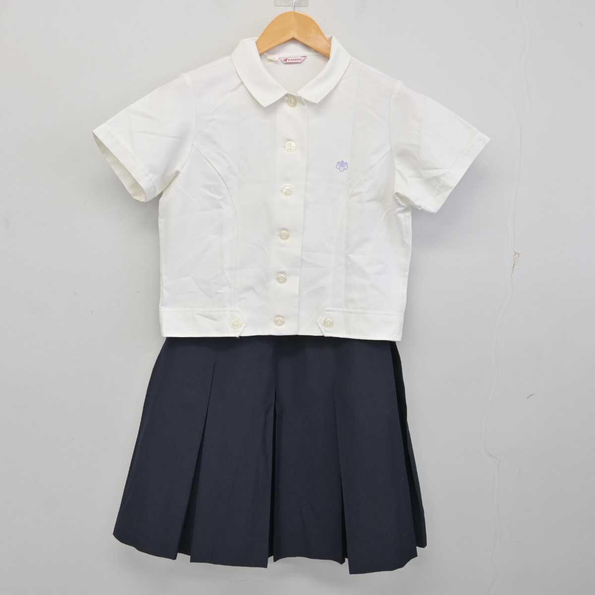 【中古】東京都 桐朋女子中学校 女子制服 2点 (シャツ・スカート) sf074697