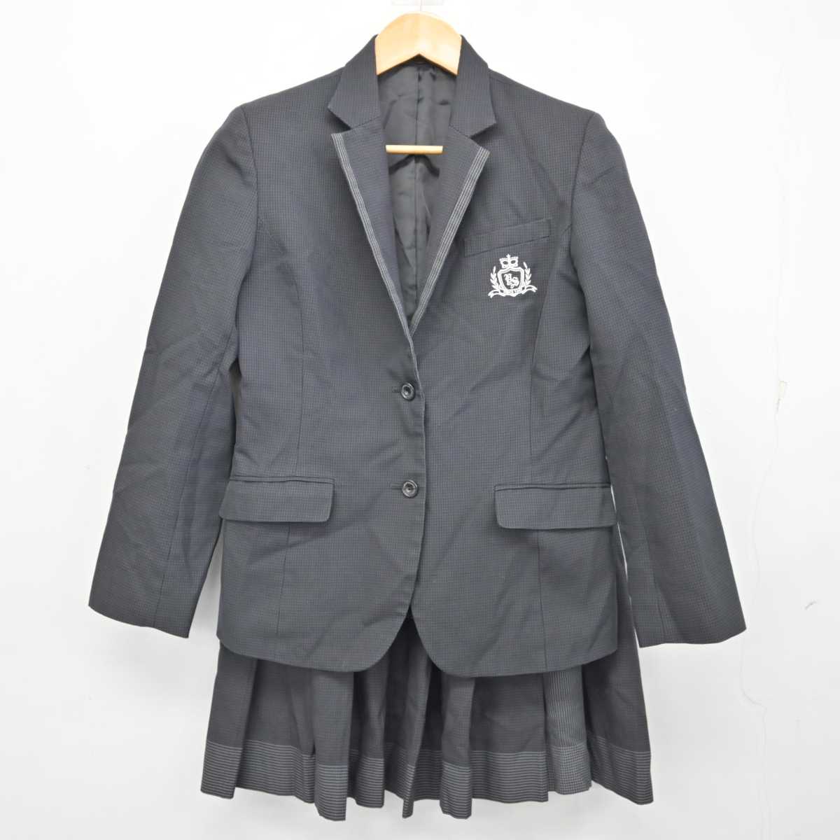 【中古】福岡県 大和青藍高等学校 女子制服 2点 (ブレザー・スカート) sf074706