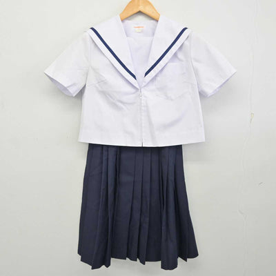 【中古】愛知県 名古屋市立山田東中学校 女子制服 2点 (セーラー服・スカート) sf074710