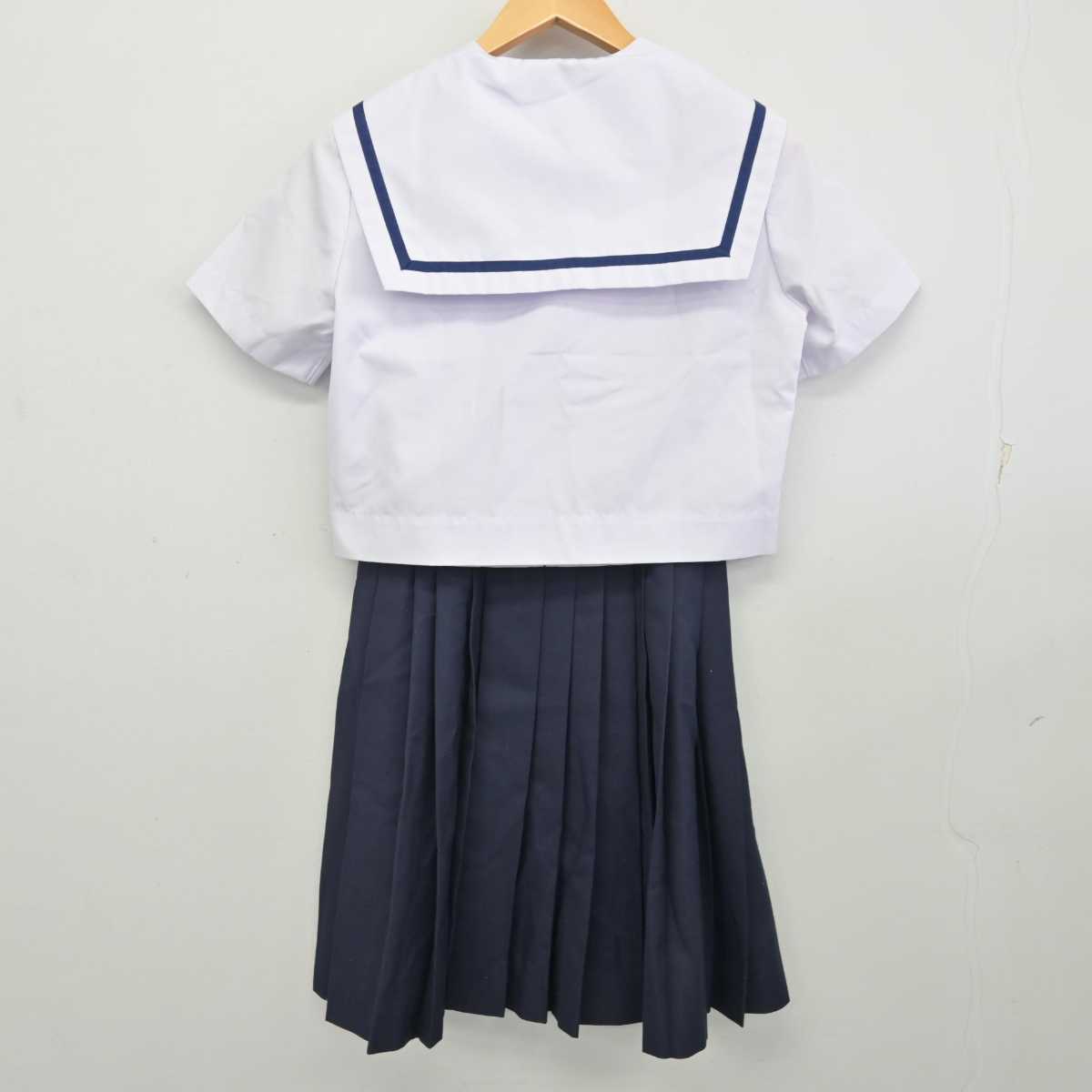 【中古】愛知県 名古屋市立山田東中学校 女子制服 2点 (セーラー服・スカート) sf074710