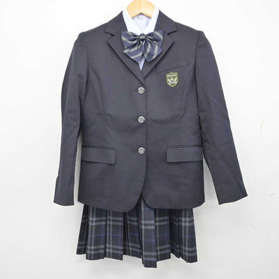 【中古】福岡県 自由ケ丘高等学校 女子制服 4点 (ブレザー・シャツ・スカート) sf074711