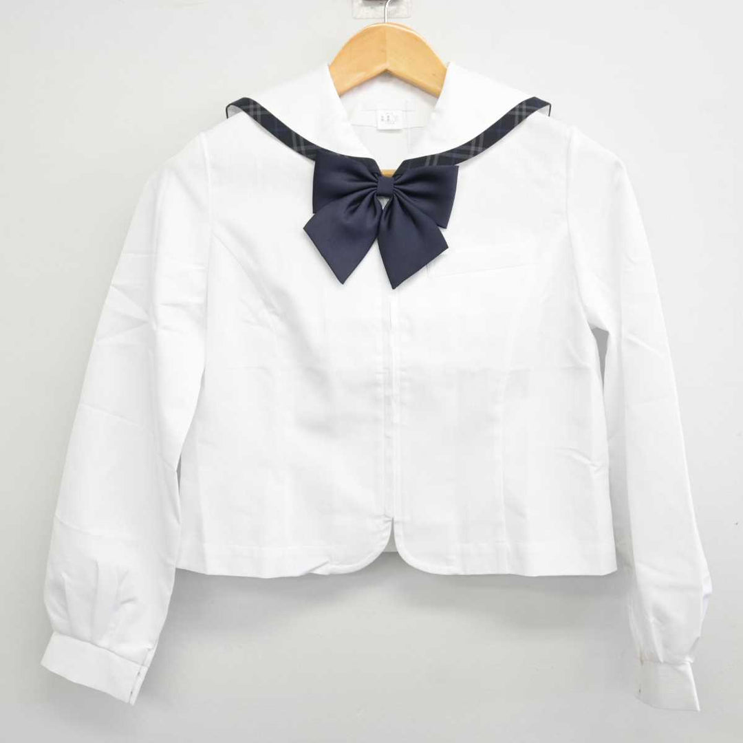 中古】福岡県 自由ケ丘高等学校 女子制服 3点 (セーラー服