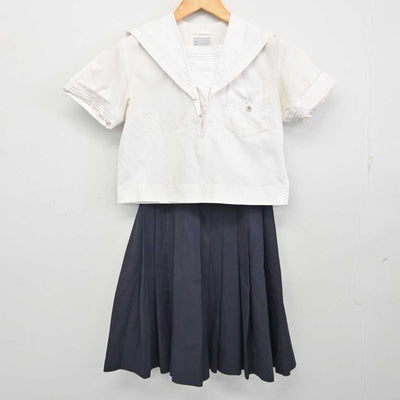 【中古】大阪府 花乃井中学校 女子制服 2点 (セーラー服・スカート) sf074725