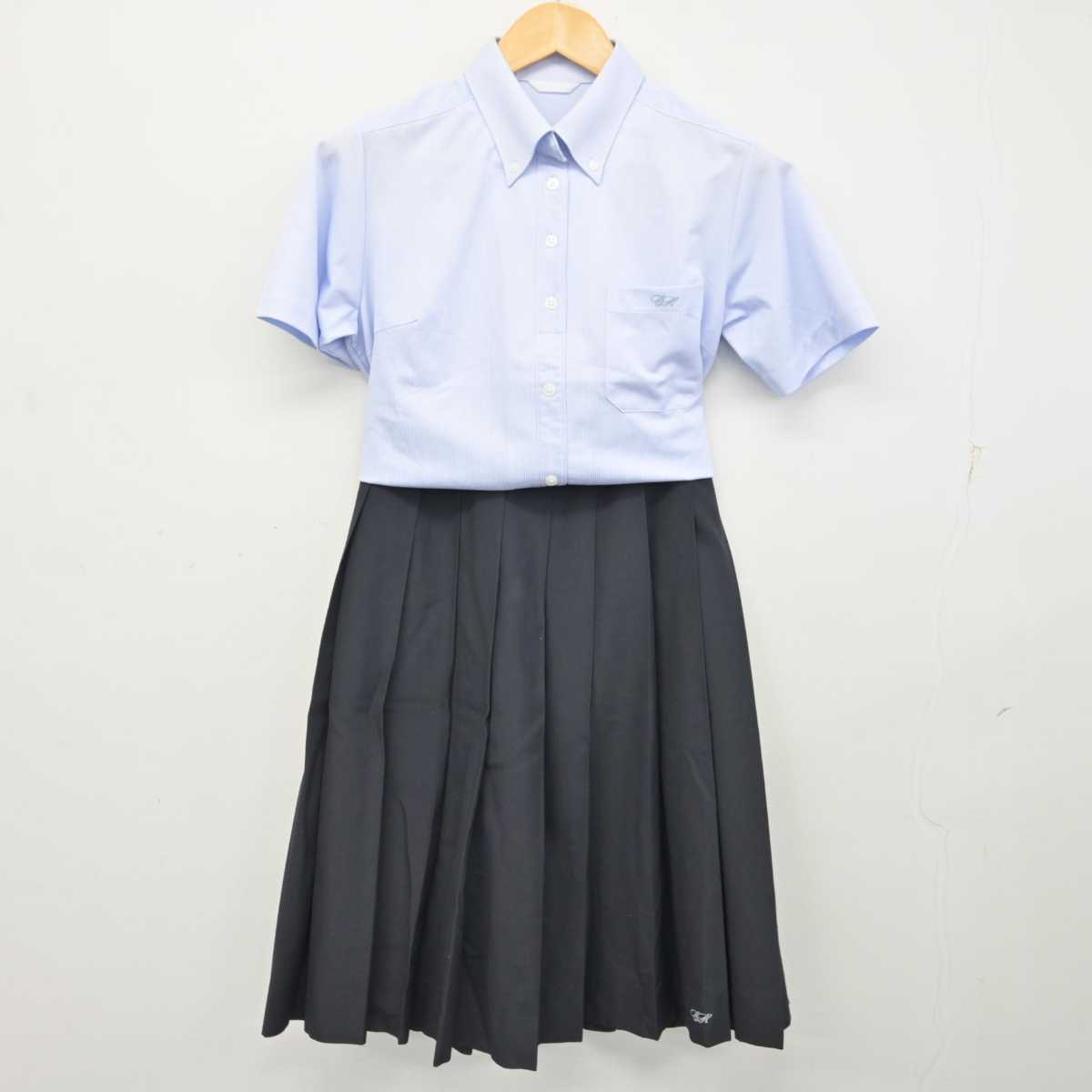 【中古】熊本県 千原台高等学校 女子制服 2点 (シャツ・スカート) sf074736