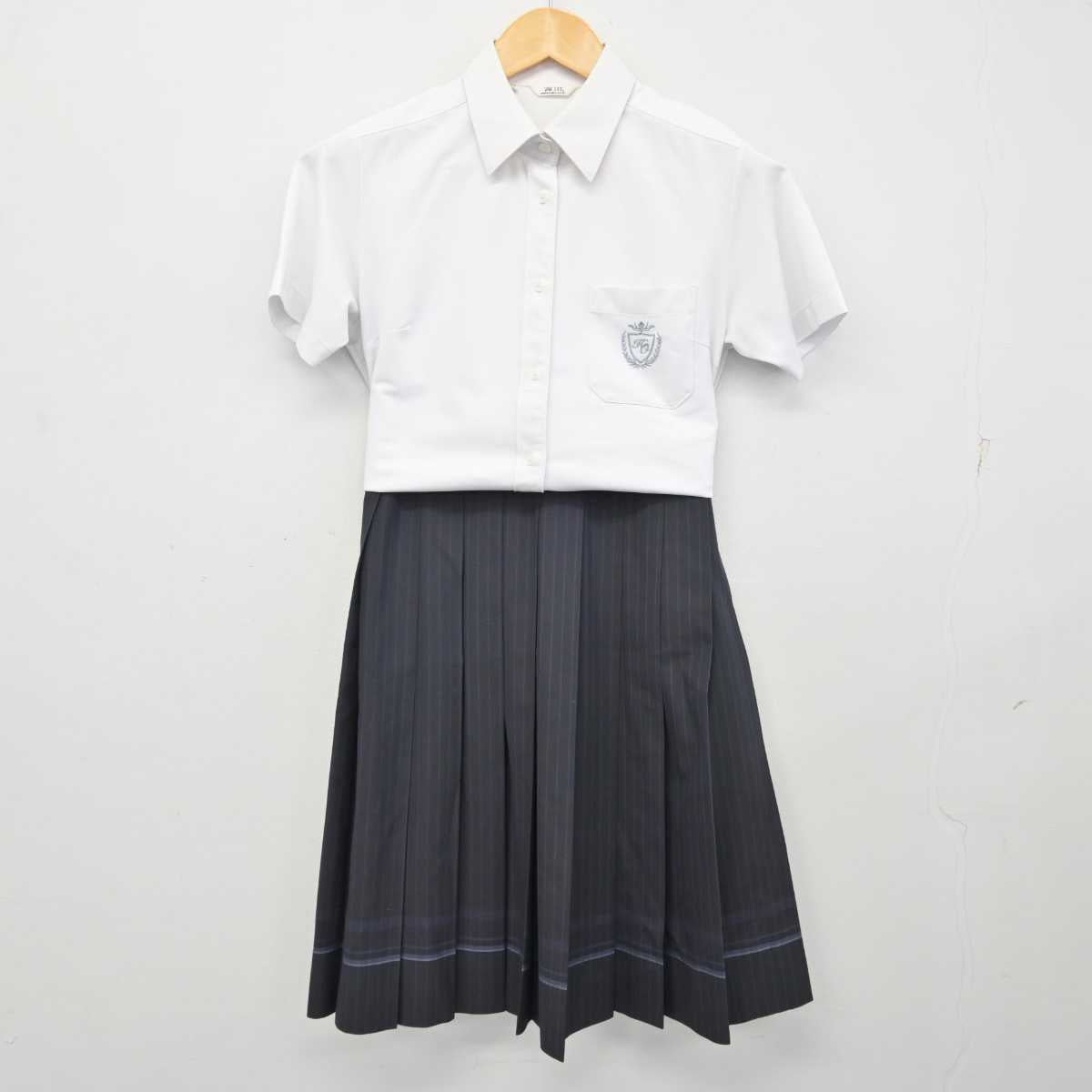 【中古】大阪府 東大谷高等学校 女子制服 2点 (シャツ・スカート) sf074746