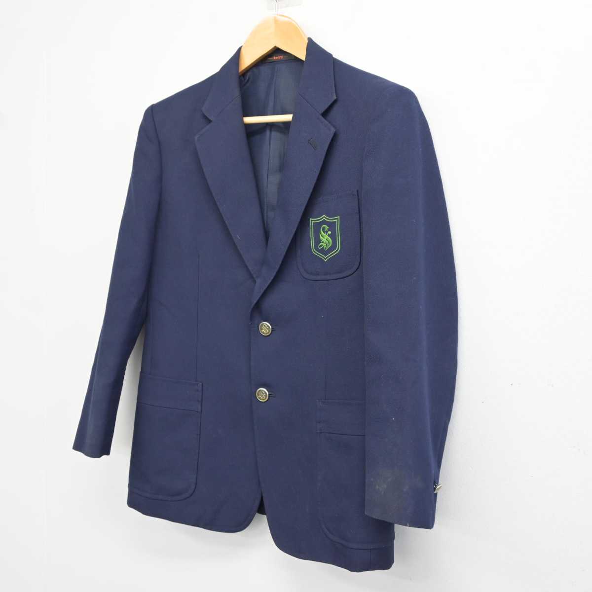 【中古】広島県 庄原中学校 男子制服 1点 (ブレザー) sf074774