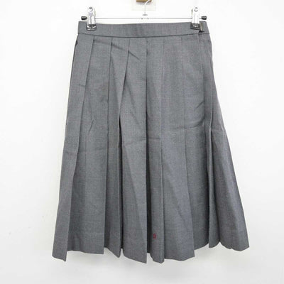 【中古】茨城県 常総学院高等学校 女子制服 3点 (ニット・スカート) sf074805