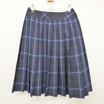 【中古】広島県 熊野高等学校 女子制服 2点 (ニットベスト・スカート) sf074821