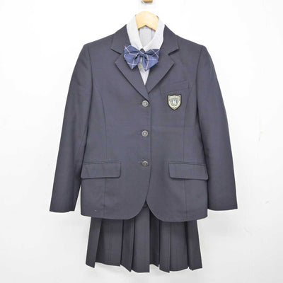 【中古】神奈川県 横浜清風高校 女子制服 4点 (ブレザー・シャツ・スカート) sf074824