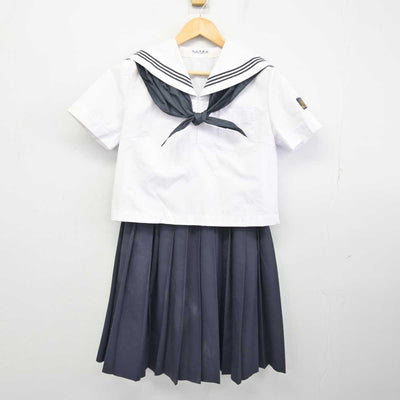 【中古】福岡県 嘉穂高等学校 女子制服 3点 (セーラー服・スカート) sf074833