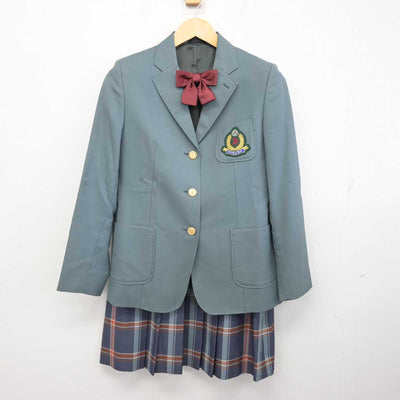 【中古】宮城県 広瀬中学校 女子制服 4点 (ブレザー・スカート) sf074834