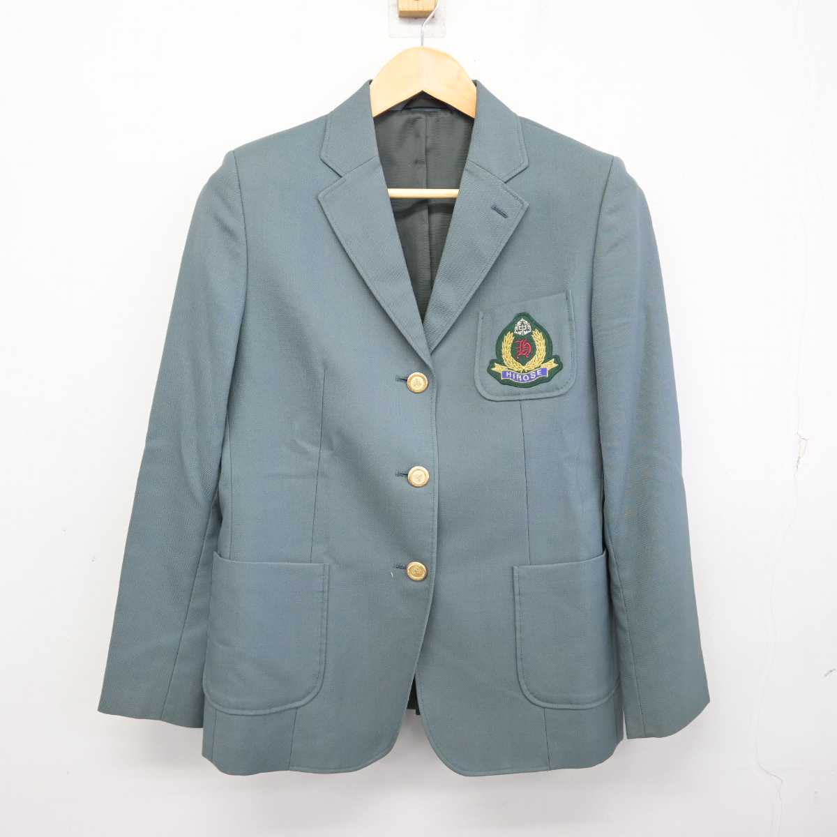 【中古】宮城県 広瀬中学校 女子制服 4点 (ブレザー・スカート) sf074834