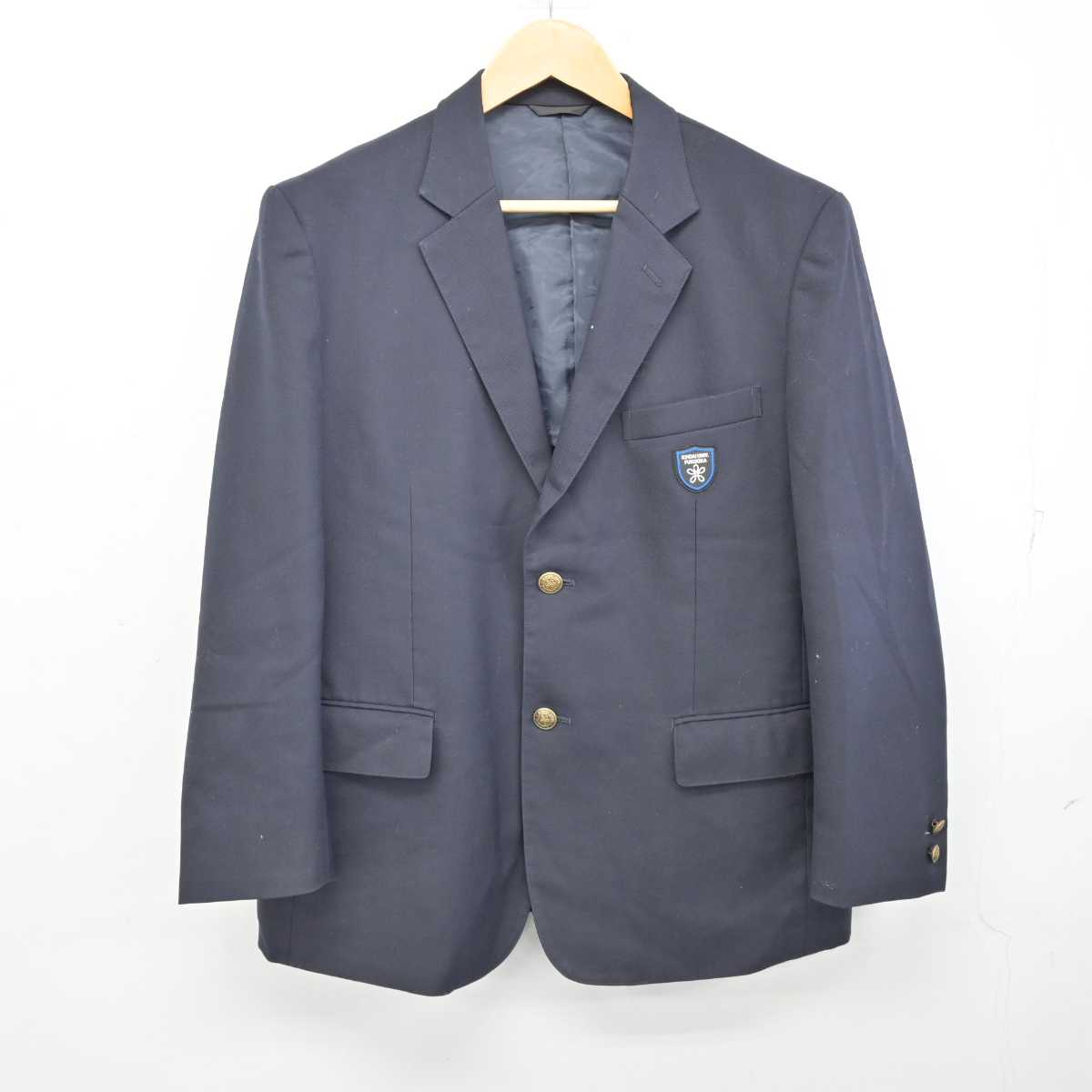 【中古】大阪府 近畿大学附属高等学校 男子制服 3点 (ブレザー・ズボン) sf074837