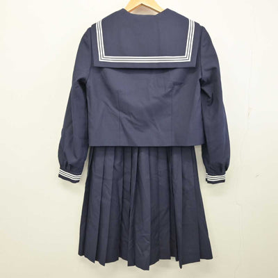 【中古】東京都 西新井中学校 女子制服 4点 (セーラー服・スカート) sf074855