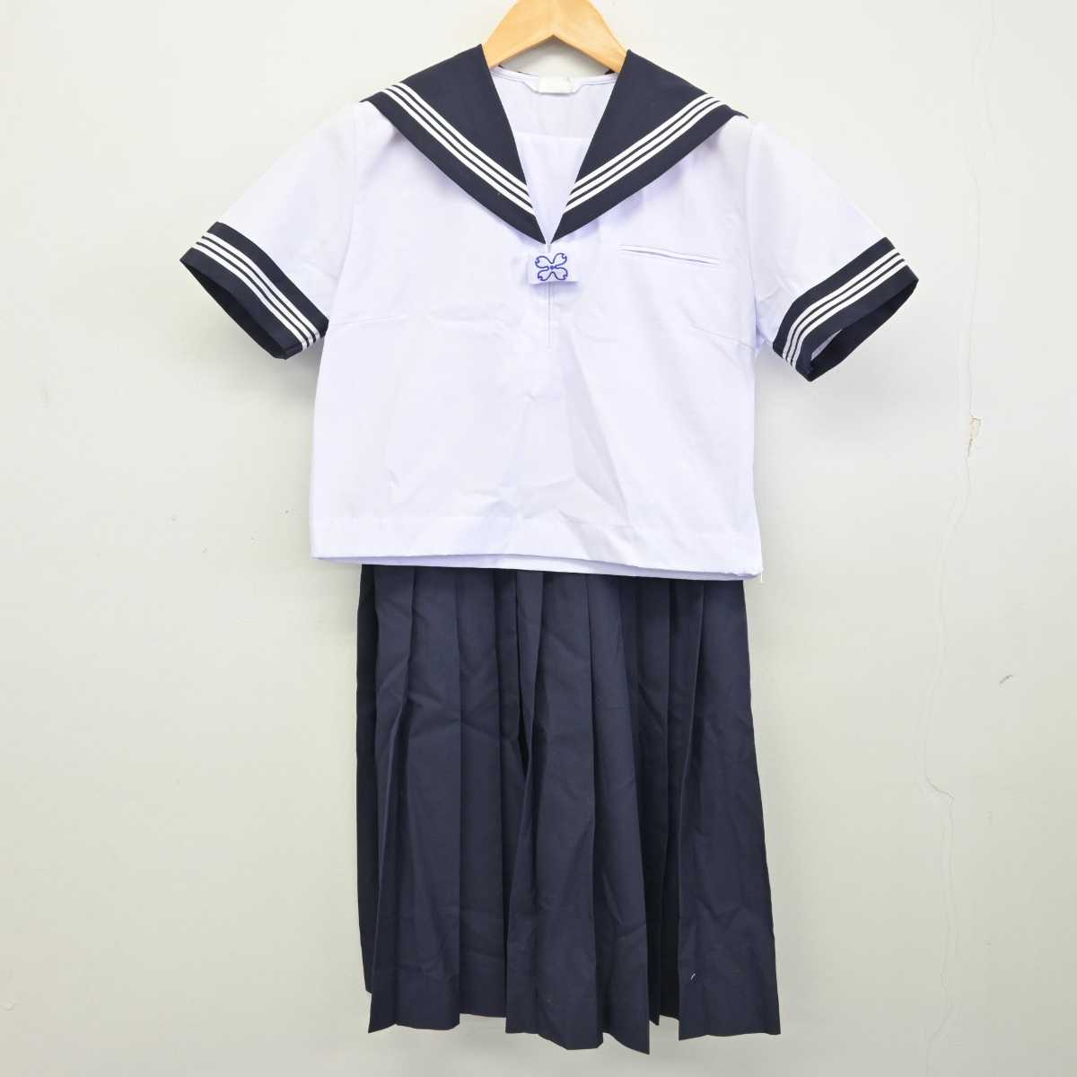 【中古】東京都 西新井中学校 女子制服 3点 (セーラー服・その他アイテム・スカート) sf074856